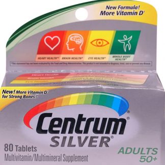 Centrum Silver® Adults 50+ Multivitamin/Multimineral Supplement -- 80 Tablets