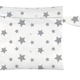 Charlie Banana Multi Purpose Wet Tote Bag - Twinkle Little Star Grey -- 1 Bag