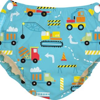Charlie Banana Reusable Easy Snaps Swim Diaper Medium - Construction -- 1 Piece