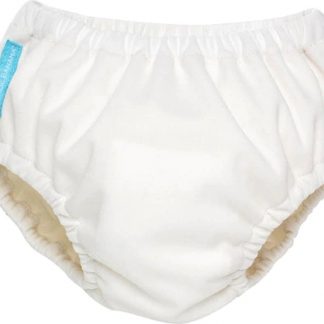 Charlie Banana Reusable Swim Diaper Medium - White -- 1 Piece
