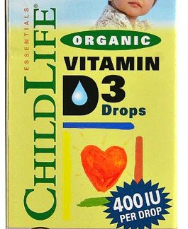 Childlife Essentials Organic Vitamin D3 Drops Berry -- 400 IU - 0.388 fl oz