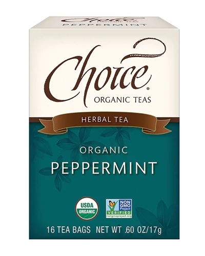 Choice Organic Teas Herbal Tea Organic Peppermint -- 16 Tea Bags