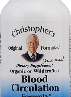 Christopher's Blood Circulation Formula -- 465 mg - 100 Vegetarian Capsules