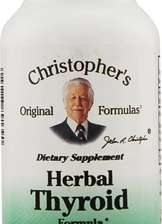 Christopher's Herbal Thyroid -- 475 mg - 100 Vegetarian Capsules