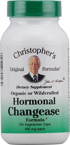Christopher's Hormonal Changease -- 450 mg - 100 Vegetarian Capsules