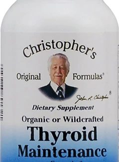 Christopher's Thyroid Maintenance -- 485 mg - 100 Vegetarian Capsules