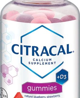 Citracal Calcium Supplement + D3 Gummies Blueberry, Strawberry, and Watermelon -- 70 Gummies