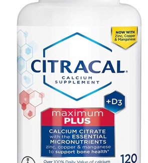 Citracal Maximum Plus D3 Calcium Citrate -- 120 Coated Caplets