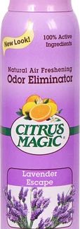 Citrus Magic Odor Eliminator Natural Air Freshening Lavender Escape -- 3 oz