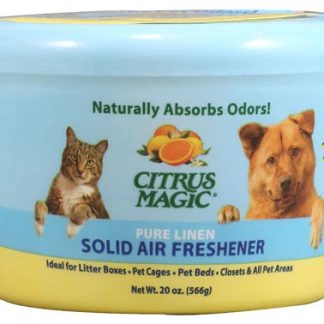 Citrus Magic Solid Air Freshener for Pets Pure Linen -- 20 oz