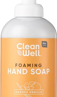 CleanWell Foaming Hand Soap Orange Vanilla -- 9.5 fl oz
