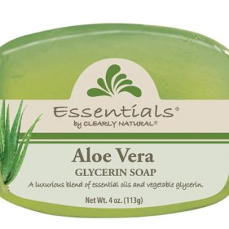 Clearly Natural Essentials Glycerin Bar Soap Aloe Vera -- 4 oz