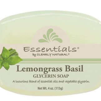 Clearly Natural Glycerine Bar Soap Lemongrass Basil -- 4 oz