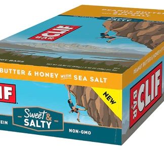 Clif Bar Energy Bars Sweet & Salty Peanut Butter & Honey with Sea Salt -- 12 Bars