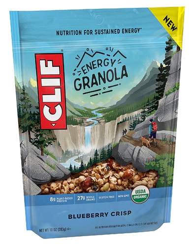 Clif Organic Energy Granola Gluten Free Blueberry Crisp -- 10 oz