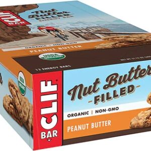 Clif Organic Nut Butter Filled Energy Bars Peanut Butter -- 12 Bars