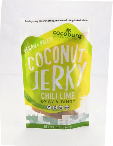 Cocoburg Coconut Jerky Chili Lime -- 1.5 oz