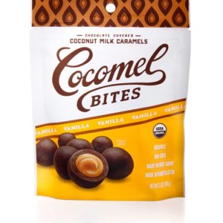 Cocomels Organic Coconut Milk Caramel Bites Vegan Vanilla -- 3.5 oz