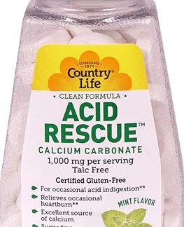 Country Life Acid Rescue™ Mint -- 60 Chewable Tablets