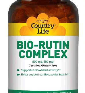 Country Life Bio-Rutin Complex -- 500 mg - 90 Tablets