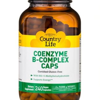 Country Life Coenzyme B-Complex Caps -- 240 Vegan Capsules