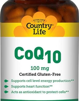 Country Life CoQ10 -- 100 mg - 30 Vegetarian Capsules