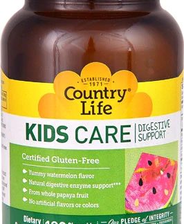 Country Life Kids Care Digestive Support Watermelon -- 120 Chewable Wafers