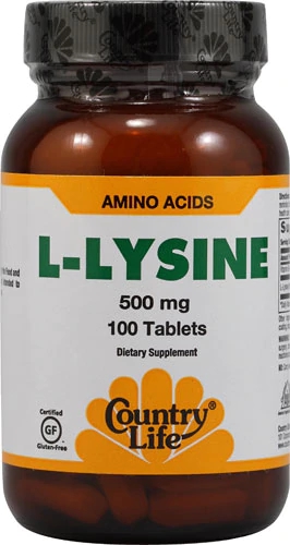 Country Life L-Lysine -- 500 mg - 100 Tablets