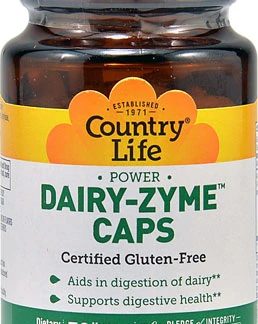Country Life Power Dairy-Zyme™ Caps -- 50 Vegan Capsules