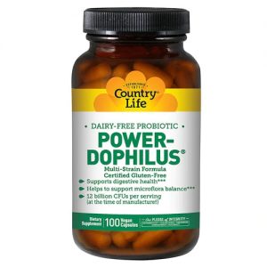 Country Life Power-Dophilus™ -- 12 billion CFUs - 100 Vegetarian Capsules