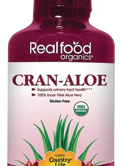 Country Life Realfood Organics® Cran-Aloe Liquid Gluten Free -- 32 fl oz