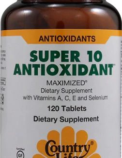 Country Life Super 10 Antioxidant -- 120 Tablets