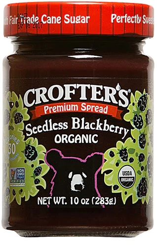 Crofters Organic Fruit Spread Blackberry -- 10 oz