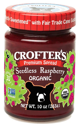 Crofters Organic Fruit Spread Raspberry -- 10 oz