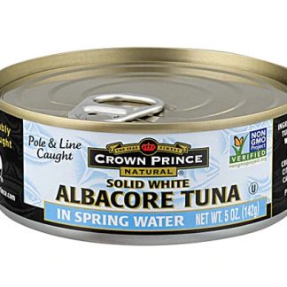 Crown Prince Natural Solid White Albacore Tuna in Spring Water -- 5 oz