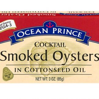 Crown Prince Ocean Prince® Cocktail Smoked Oysters In Cottonseed Oil -- 3 oz