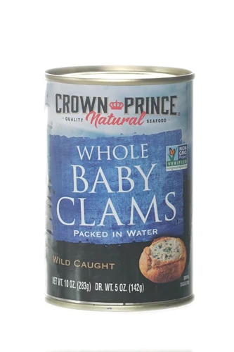 Crown Prince Whole Baby Clams -- 10 oz