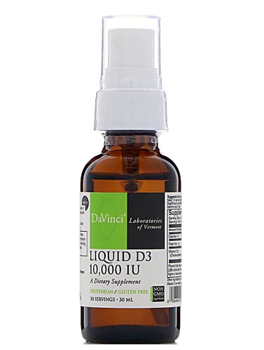 DaVinci Laboratories Liquid D3 Dietary Supplement -- 10000 IU - 30 mL