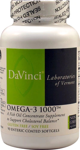 DaVinci Laboratories Omega-3 1000™ -- 90 Enteric Coated Softgels