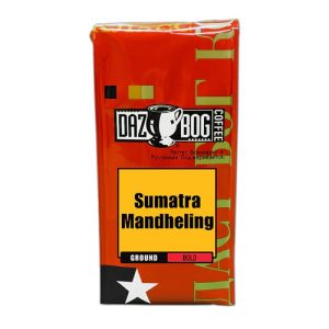 Dazbog Coffee Ground Bold Sumatra Mandheling -- 12 oz