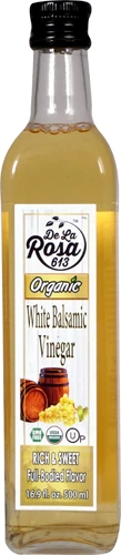 De La Rosa Organic White Balsamic Vinegar -- 16.9 fl oz