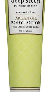 Deep Steep Argan Oil Body Lotion Coconut Lime -- 8 fl oz