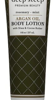 Deep Steep Argan Oil Body Lotion Rosemary Mint -- 8 fl oz