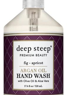 Deep Steep Argan Oil Hand Wash with Olive Oil & Aloe Vera Fig & Apricot -- 17.6 fl oz