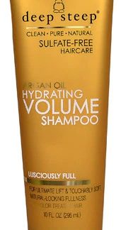 Deep Steep Argan Oil Hydrating Volume Shampoo -- 10 fl oz