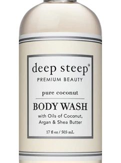 Deep Steep Body Wash Pure Coconut -- 17 fl oz