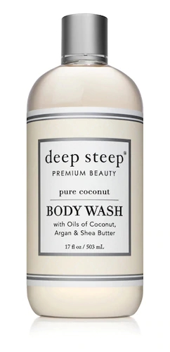 Deep Steep Body Wash Pure Coconut -- 17 fl oz