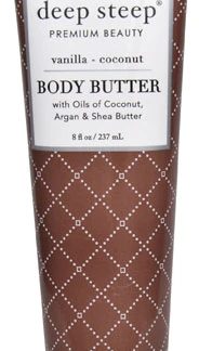Deep Steep Coconut Body Butter Vanilla Coconut -- 8 oz