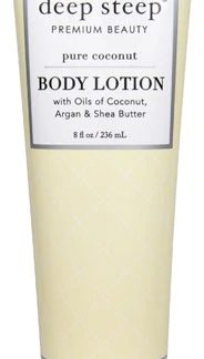 Deep Steep Coconut Oil Body Lotion Pure Coconut -- 8 fl oz