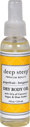 Deep Steep Dry Body Oil Grapefruit Bergamot -- 4 fl oz